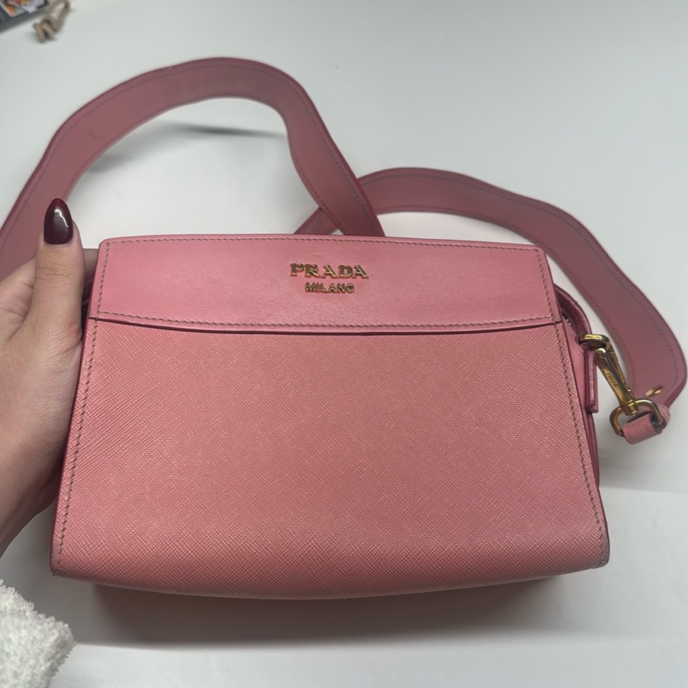 Authentic pink prada purse
